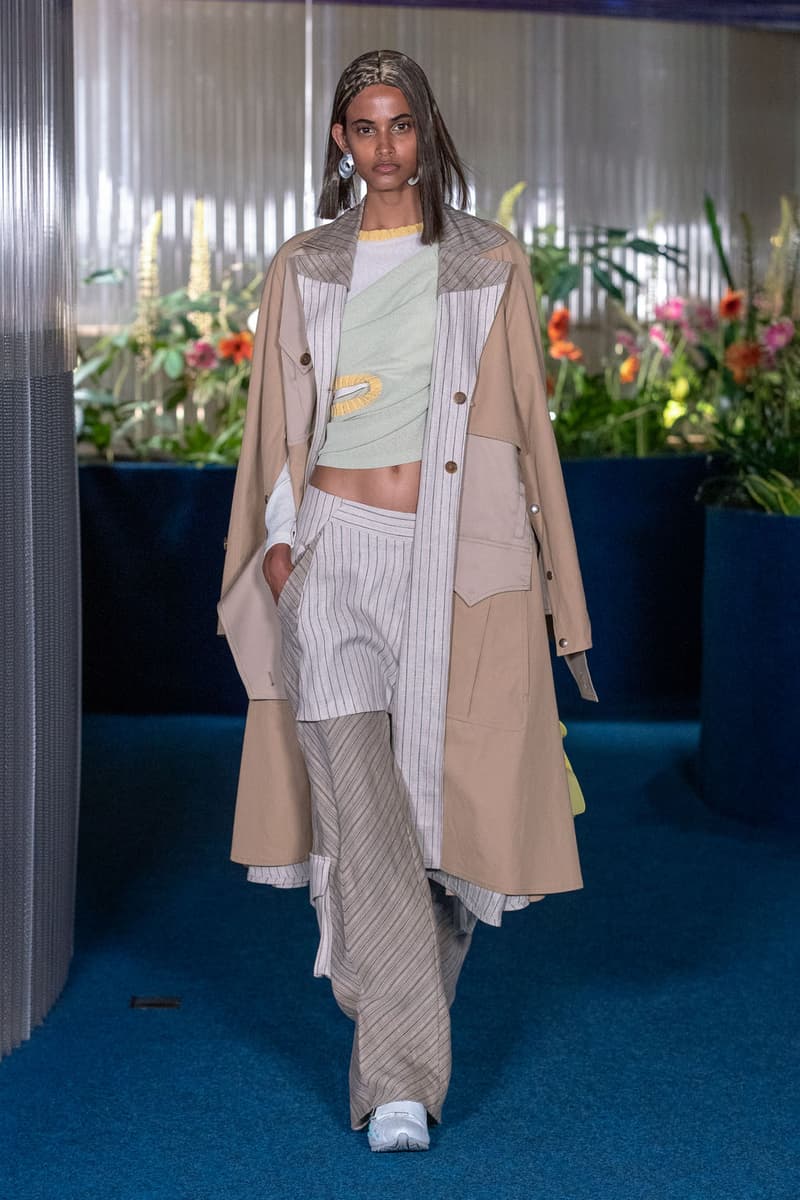 kiko kostadinov womenswear spring summer 2022 ss22 runway coat trench