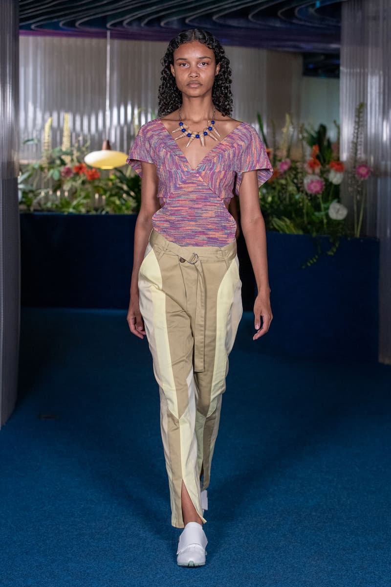 kiko kostadinov womenswear spring summer 2022 ss22 runway t-shirt trousers