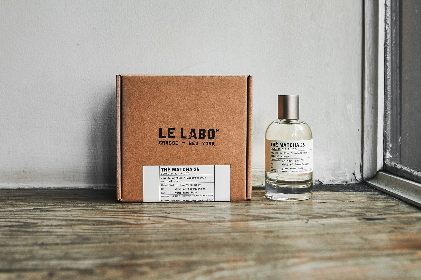 Le Labo THÉ MATCHA 26 Perfume Fragrance Scent Box Packaging Bottle