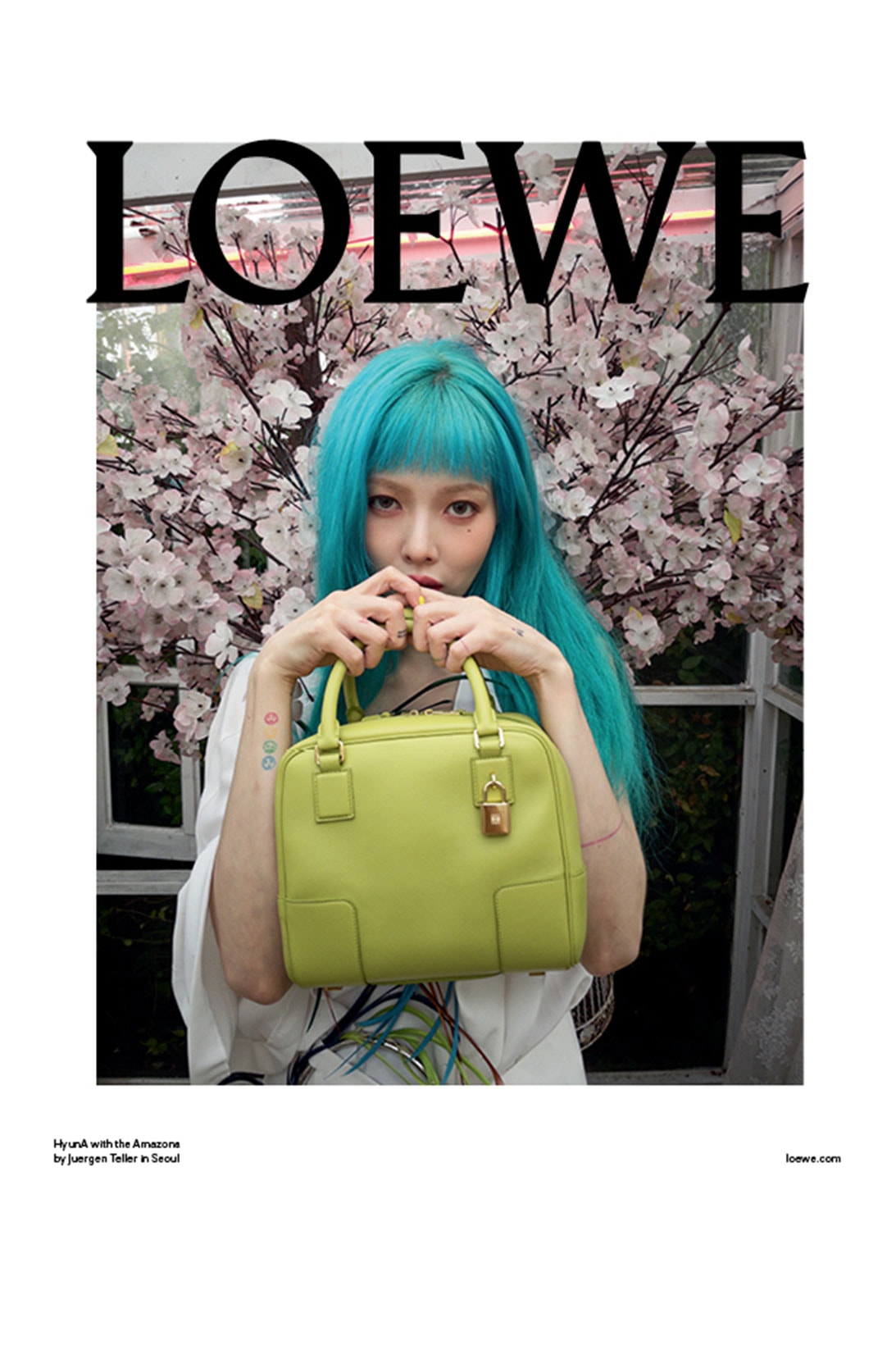 Loewe Amazona Handbag Campaign HyunA