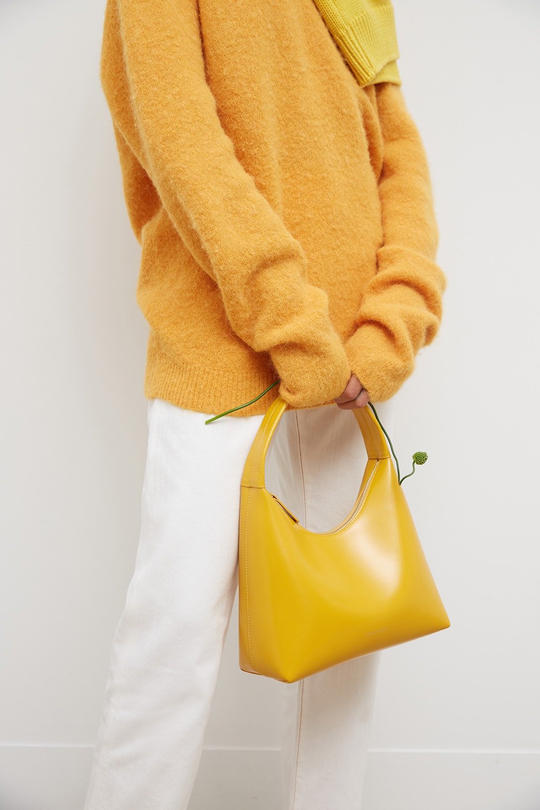 Mansur Gavriel Candy Shoulder Bag Accessory Brown Mustard Yellow 
