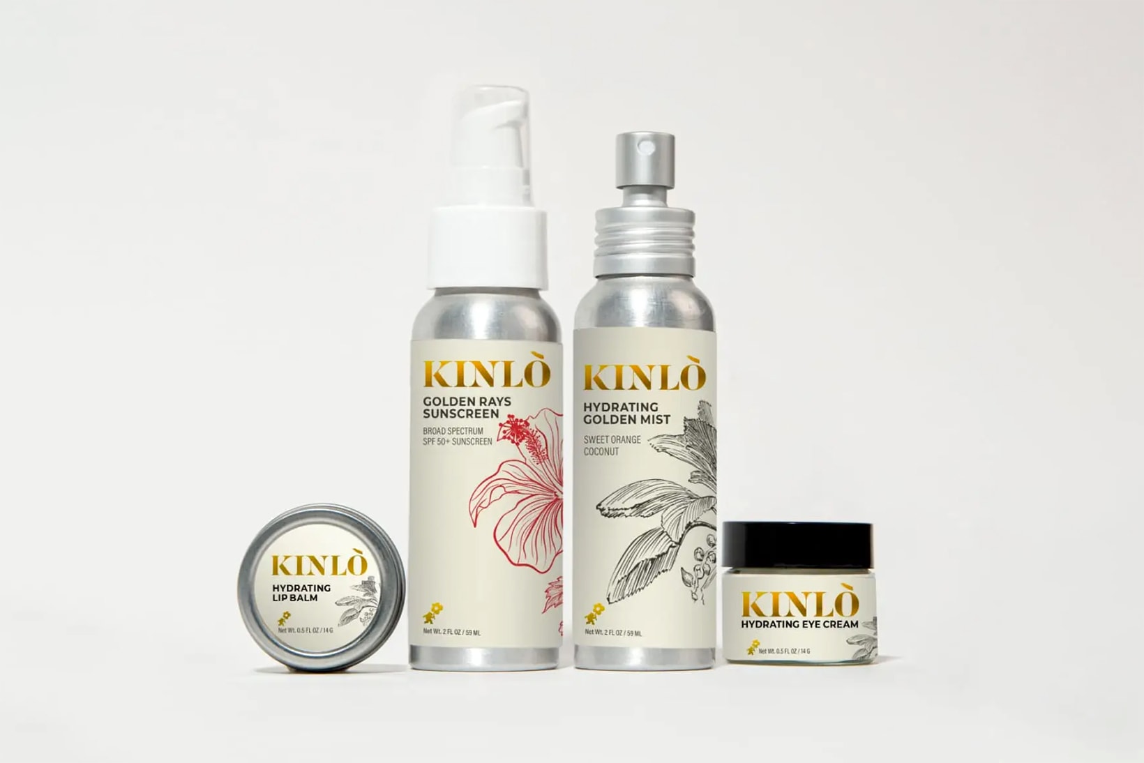 Naomi Osaka Skincare Line Brand Kinló  Sunscreen Hydrating Mist Lip Balm Eye Cream