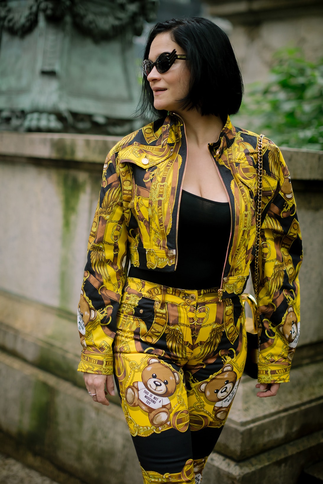 Moschino Outfit New York Fashion Week SS22 Best Street Style Trends Spring Summer 2022 Influencer