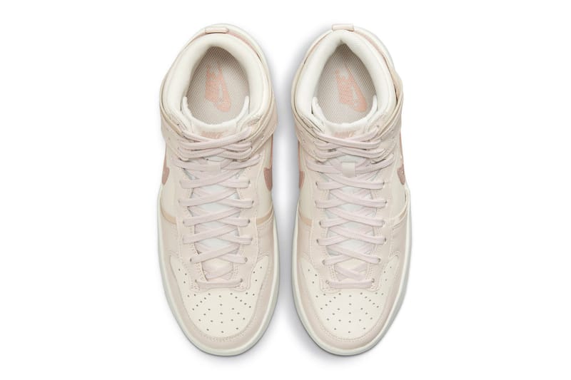 nike dunk high rebel white beige