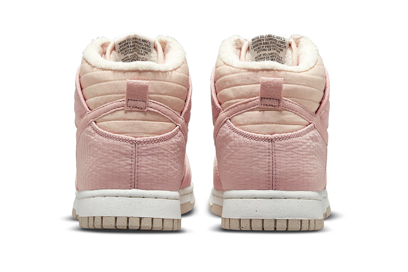 Nike Dunk High Toasty Pink White Womens Sneakers Shoes Kicks Footwear Sustainable Heel