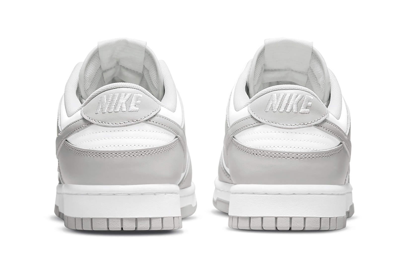 Nike Dunk Low Grey Fog White Sneakers Footwear Kicks Shoes Sneakerhead Heel