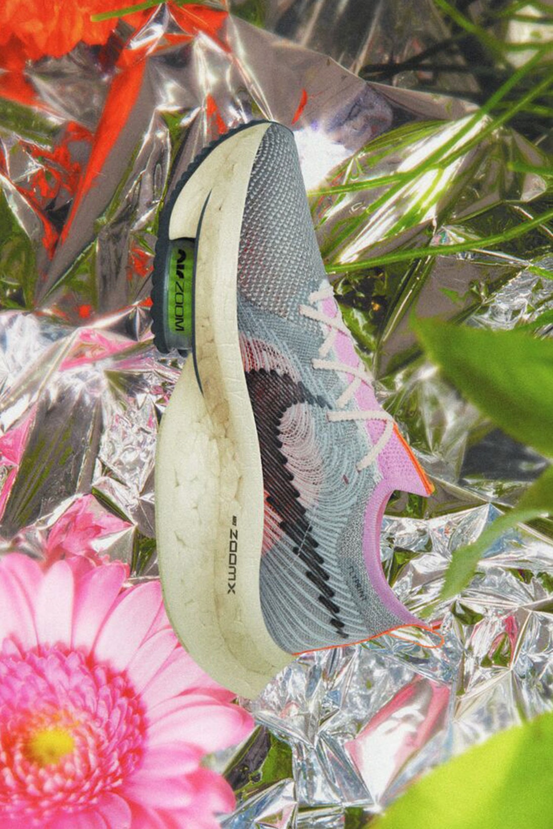Nike Air Zoom Alphafly Next Nature Sustainable Sneakers FLowers Plants