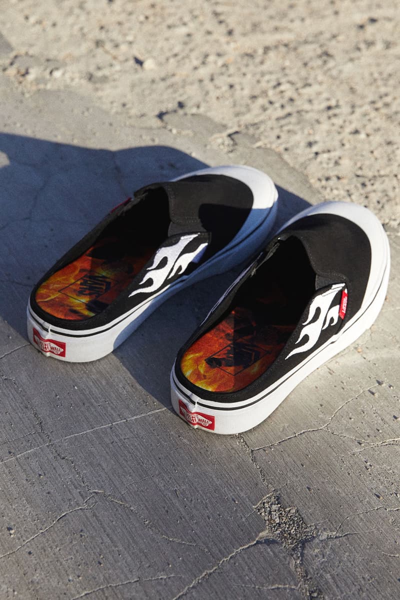 ASAP Rocky PacSun Vans Slip-On Collaboration Mules Details Insole