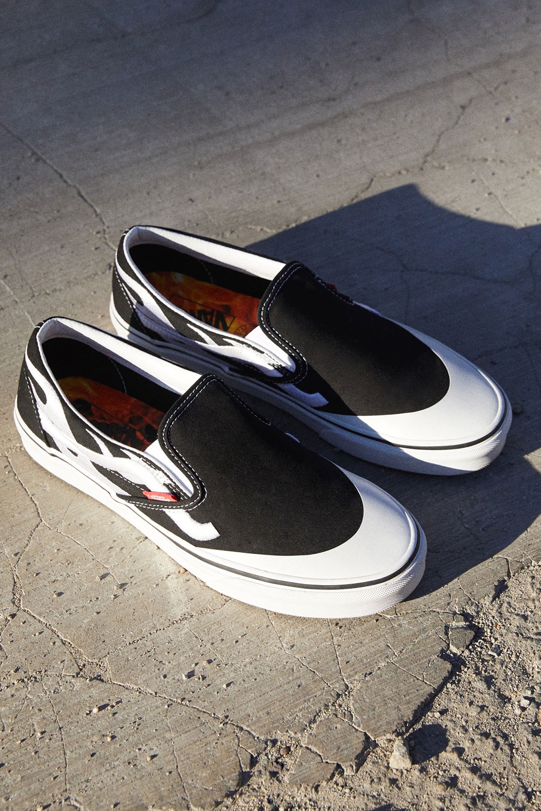 ASAP Rocky PacSun Vans Slip-On Collaboration Sneakers Upper