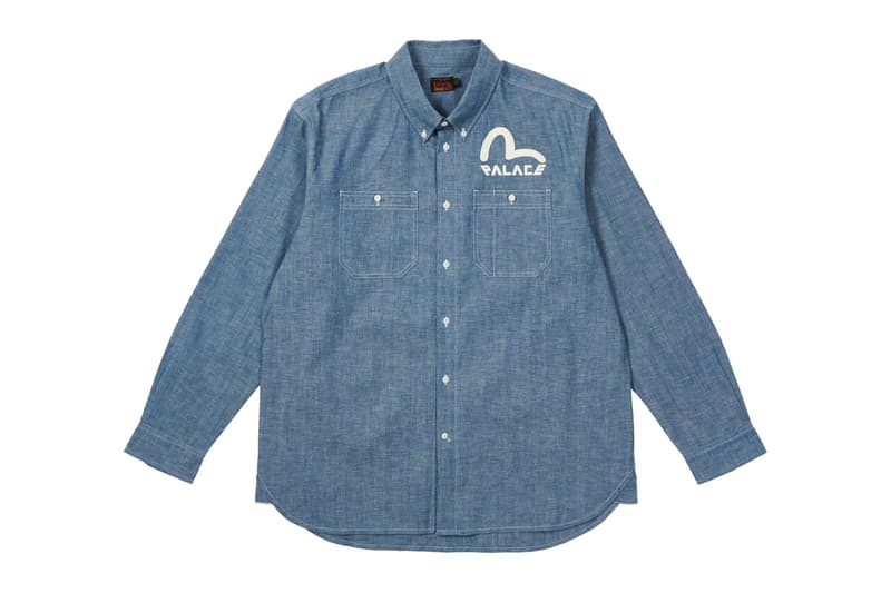 Palace Skateboards Evisu FW21 Collaboration Denim Shirt