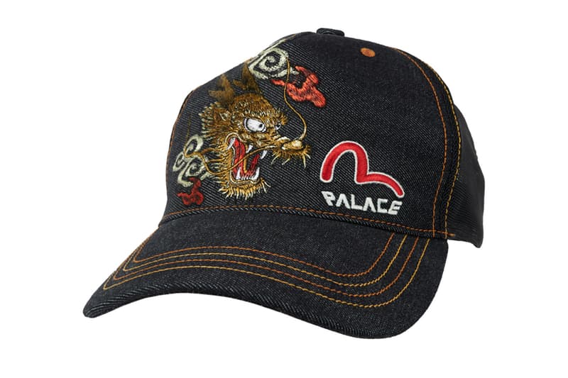 Palace Skateboards Evisu FW21 Collaboration Trucker Hat Cap