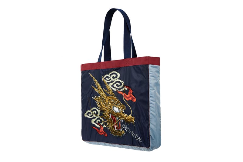 Palace Skateboards Evisu FW21 Collaboration Tote Bag