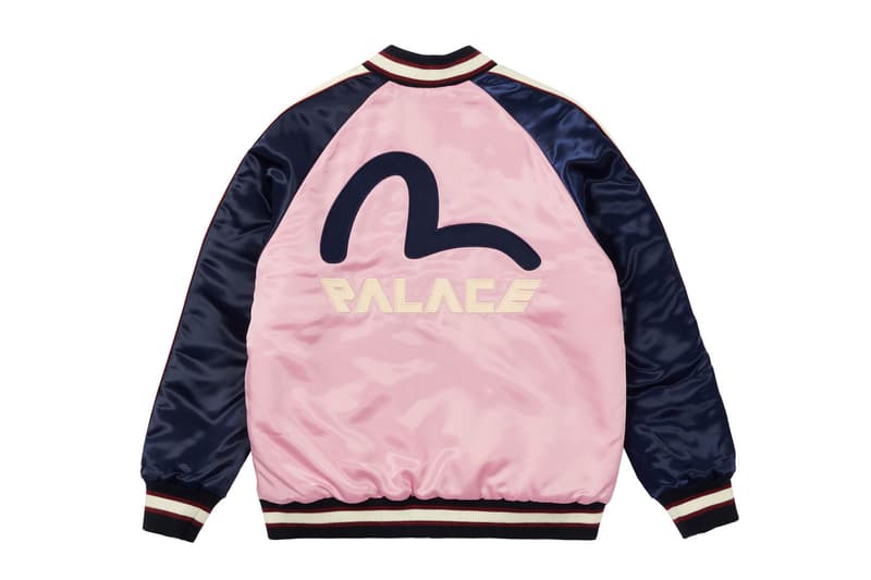 Palace Skateboards Evisu FW21 Collaboration Reversible Souvenir Jacket