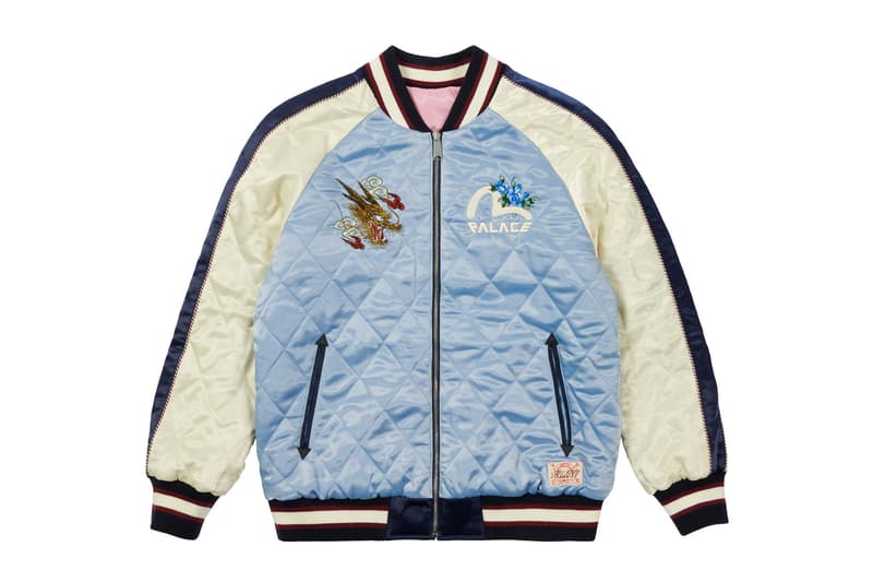 Palace Skateboards Evisu FW21 Collaboration Reversible Souvenir Jacket