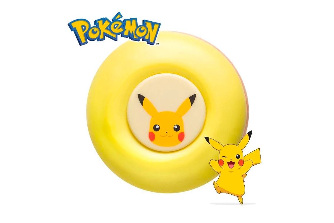 Pokémon x Krispy Kreme Collection yellow Pikachu donut