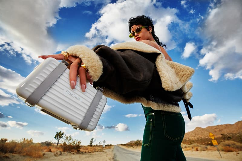 RIMOWA Never Still Brand Campaign Rihanna Sunglasses Jacket Sky