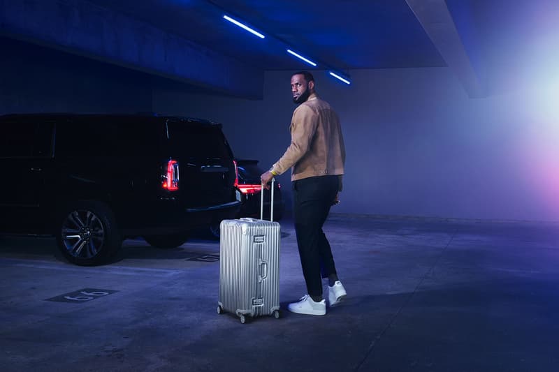 RIMOWA Never Still Brand Campaign LeBron James Suitcase Parking Lot