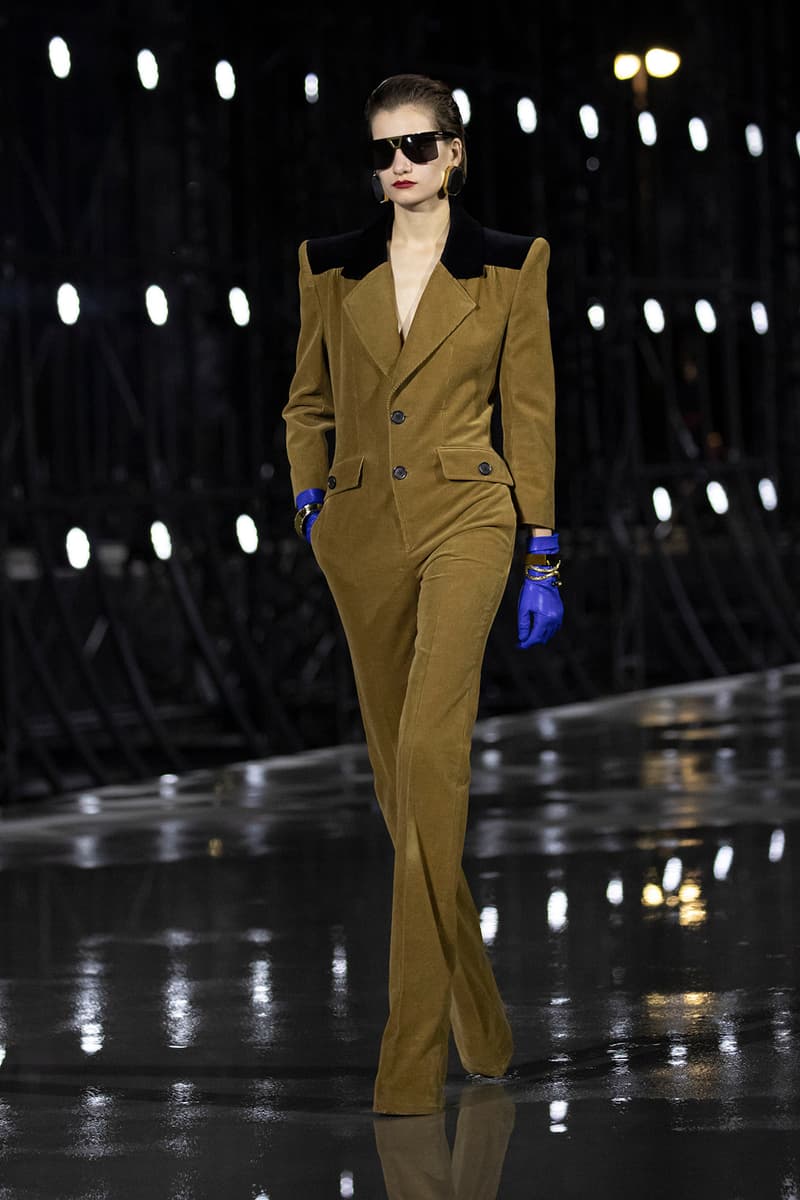 Saint Laurent YSL Spring Summer 2022 SS22 Collection Runway Show Paris Fashion Week Anthony Vaccarello