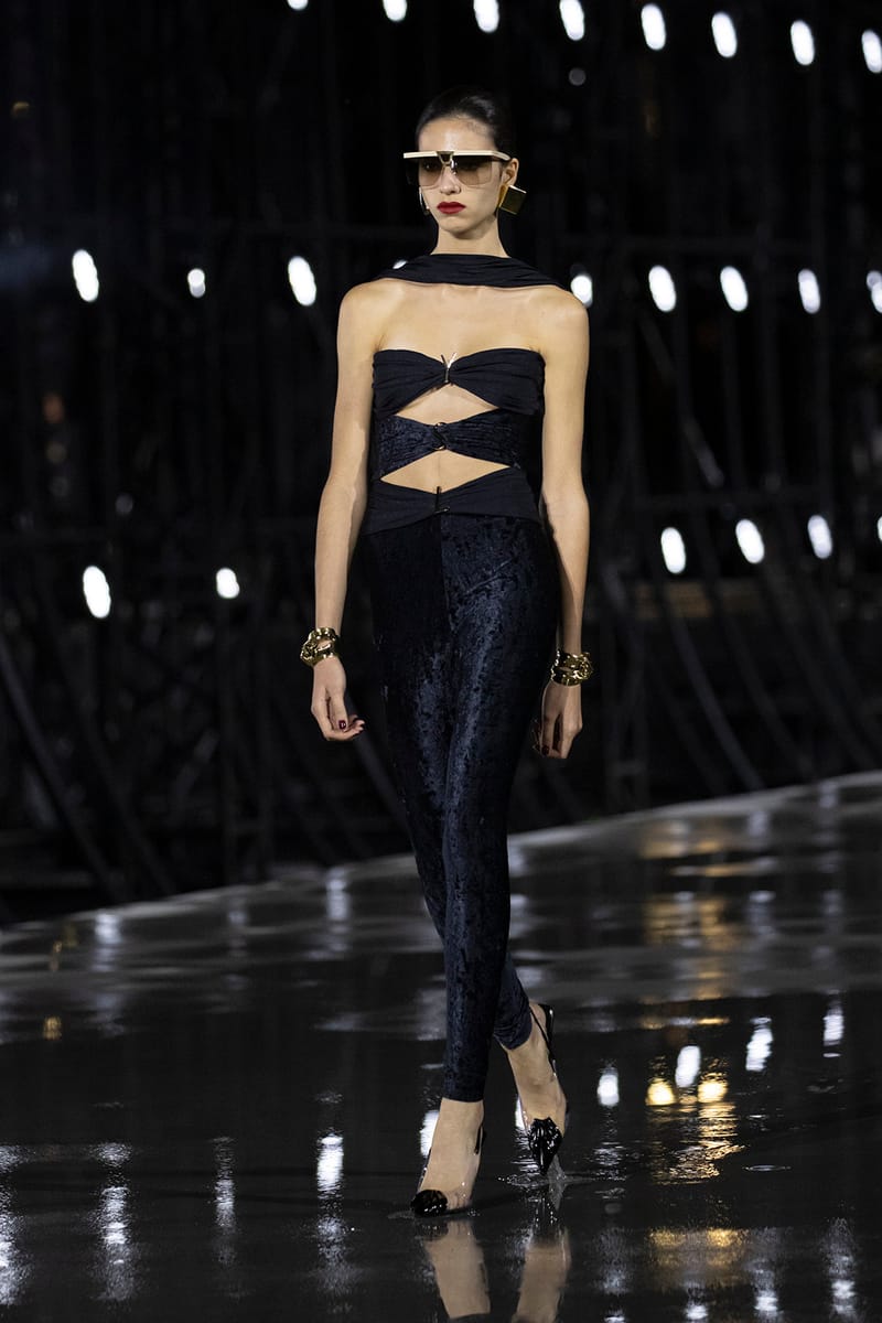 ysl runway show