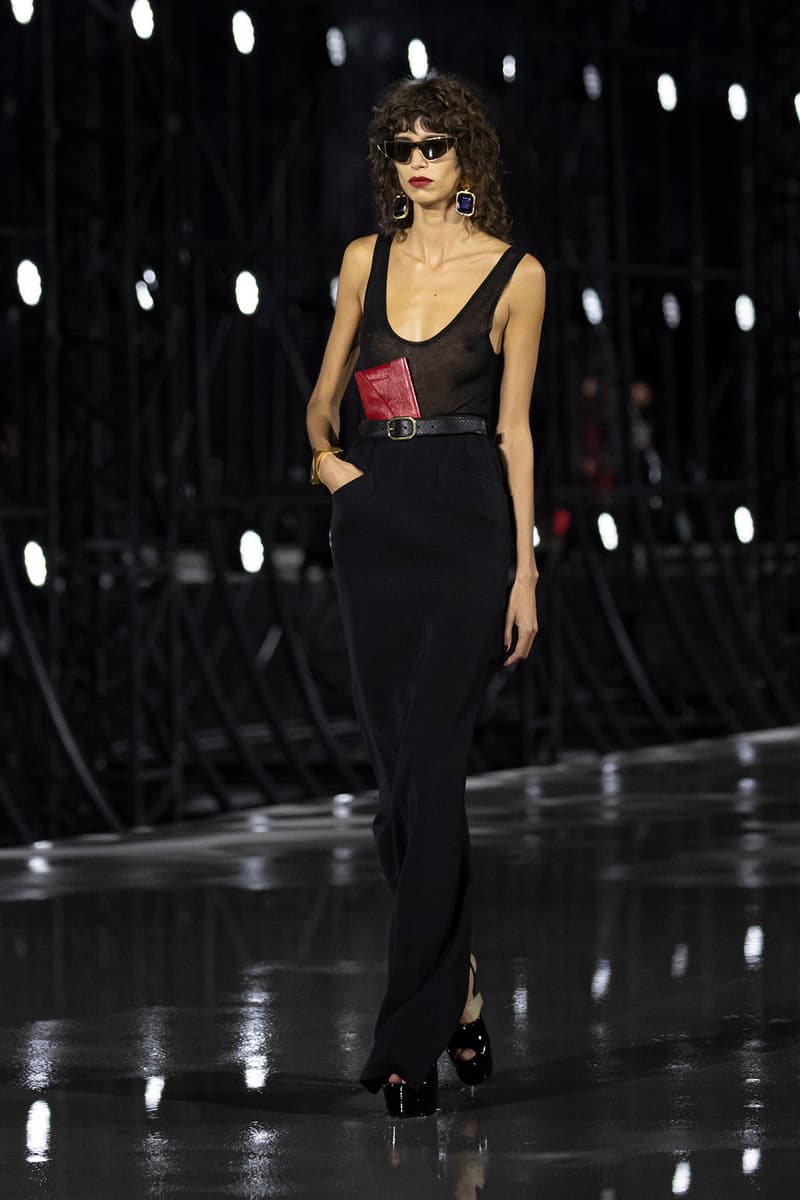 Saint Laurent YSL Spring Summer 2022 SS22 Collection Runway Show Paris Fashion Week Anthony Vaccarello