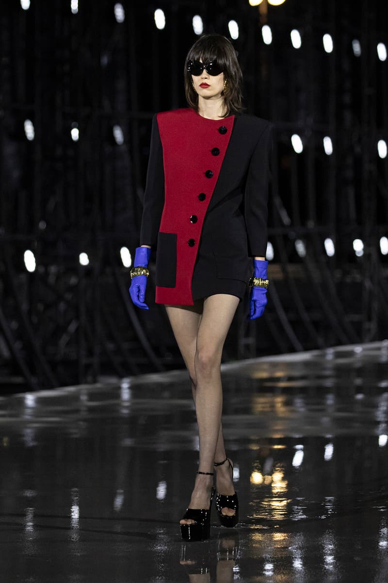 Saint Laurent YSL Spring Summer 2022 SS22 Collection Runway Show Paris Fashion Week Anthony Vaccarello