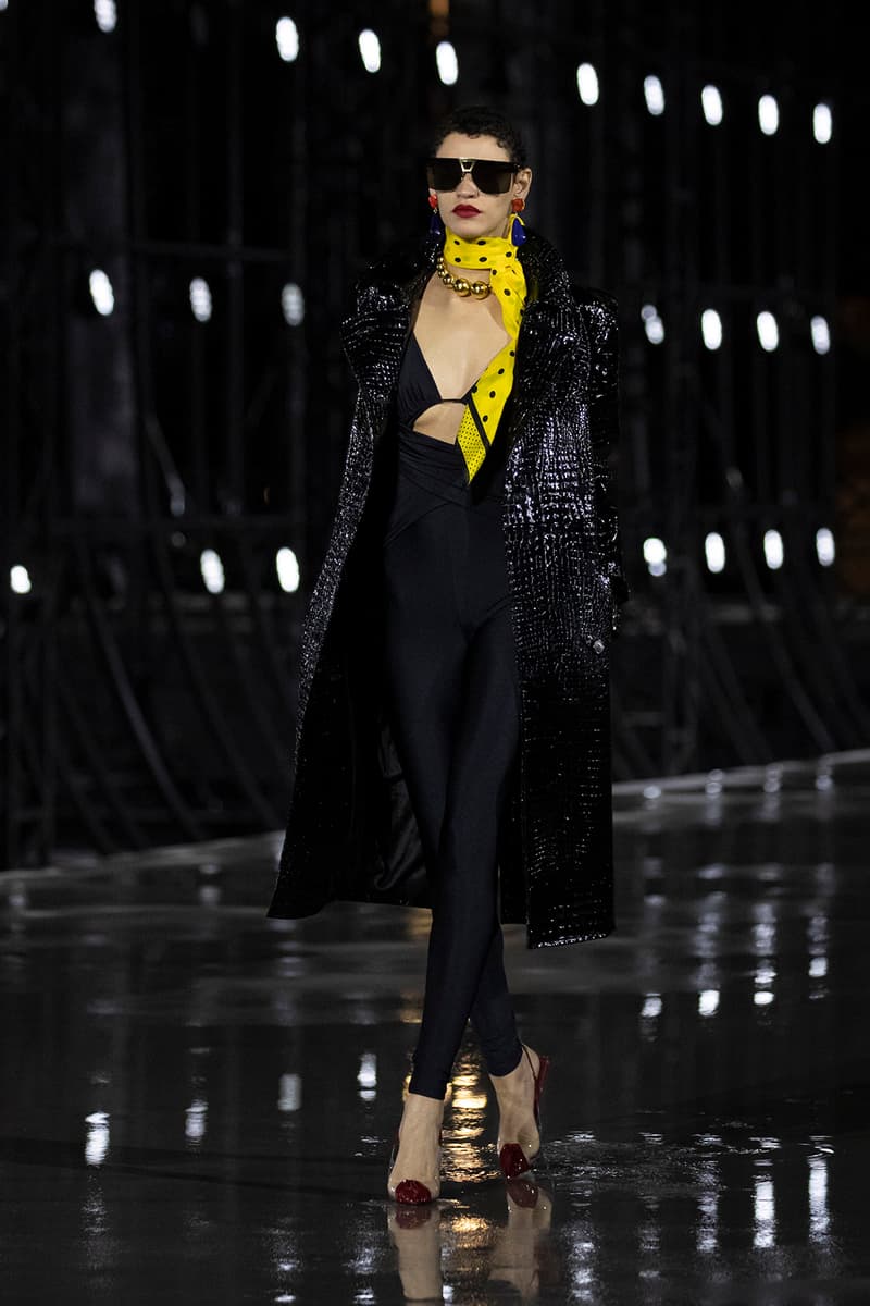 Saint Laurent YSL Spring Summer 2022 SS22 Collection Runway Show Paris Fashion Week Anthony Vaccarello
