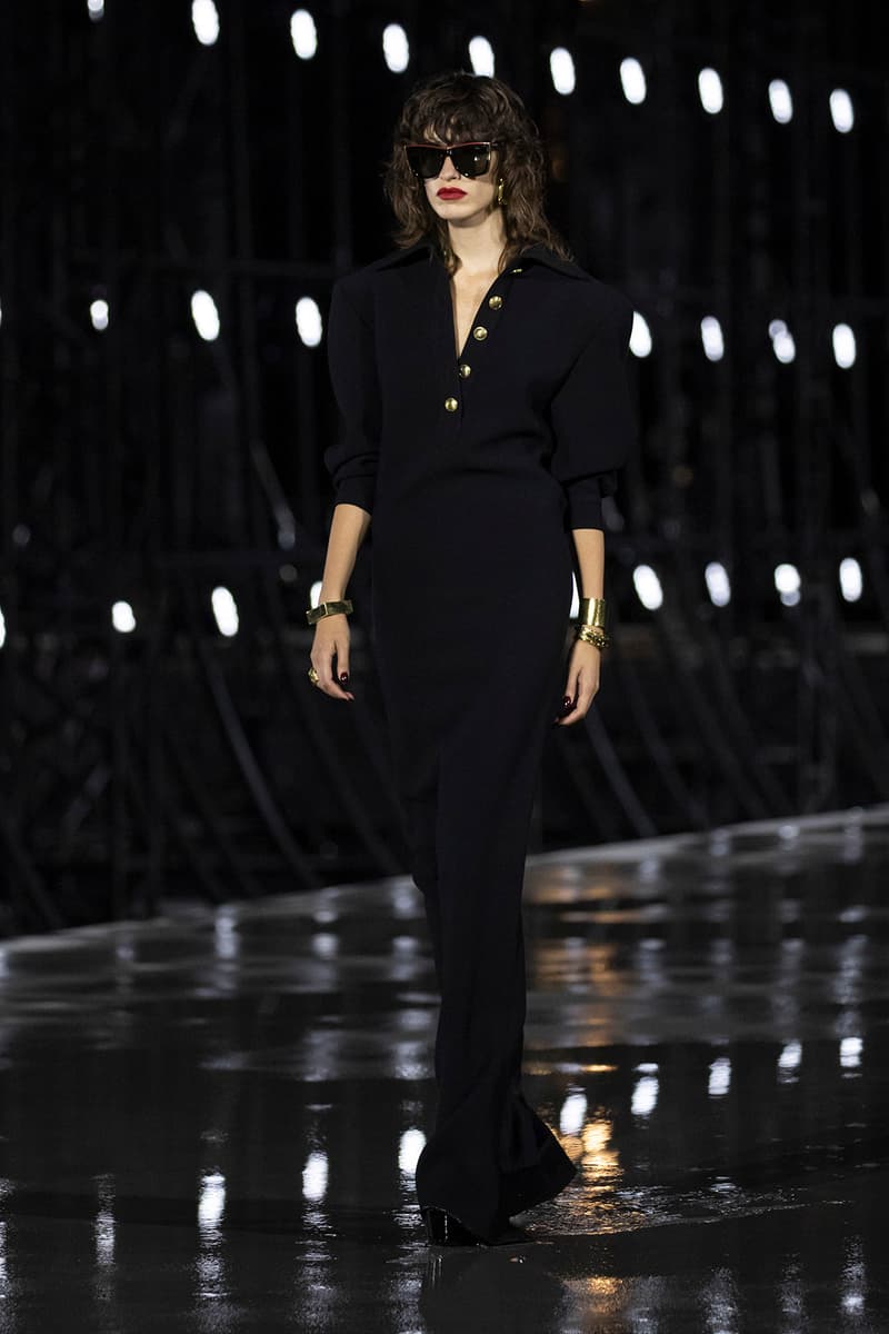 Saint Laurent YSL Spring Summer 2022 SS22 Collection Runway Show Paris Fashion Week Anthony Vaccarello