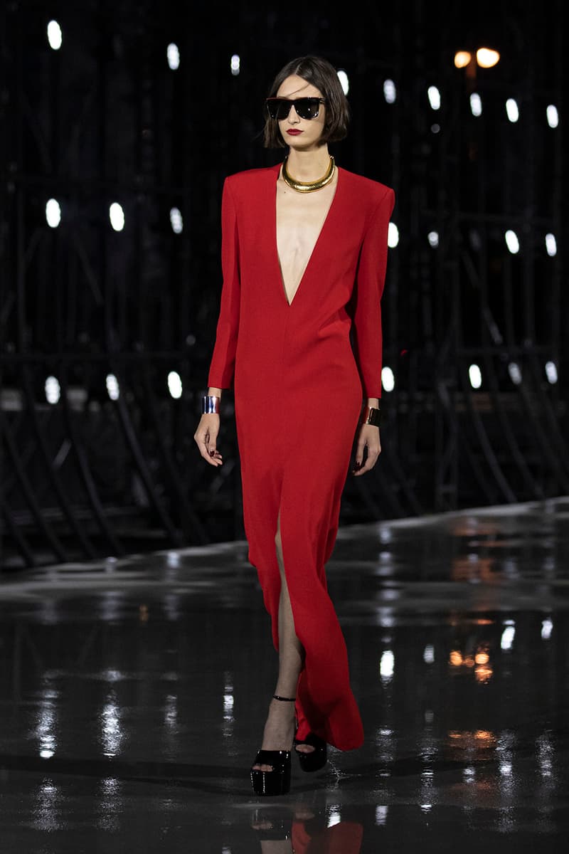 Saint Laurent YSL Spring Summer 2022 SS22 Collection Runway Show Paris Fashion Week Anthony Vaccarello