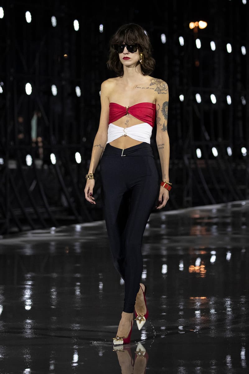 Saint Laurent YSL Spring Summer 2022 SS22 Collection Runway Show Paris Fashion Week Anthony Vaccarello