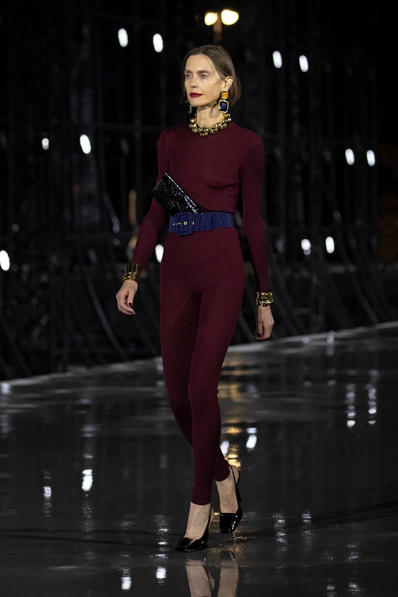 Saint Laurent YSL Spring Summer 2022 SS22 Collection Runway Show Paris Fashion Week Anthony Vaccarello