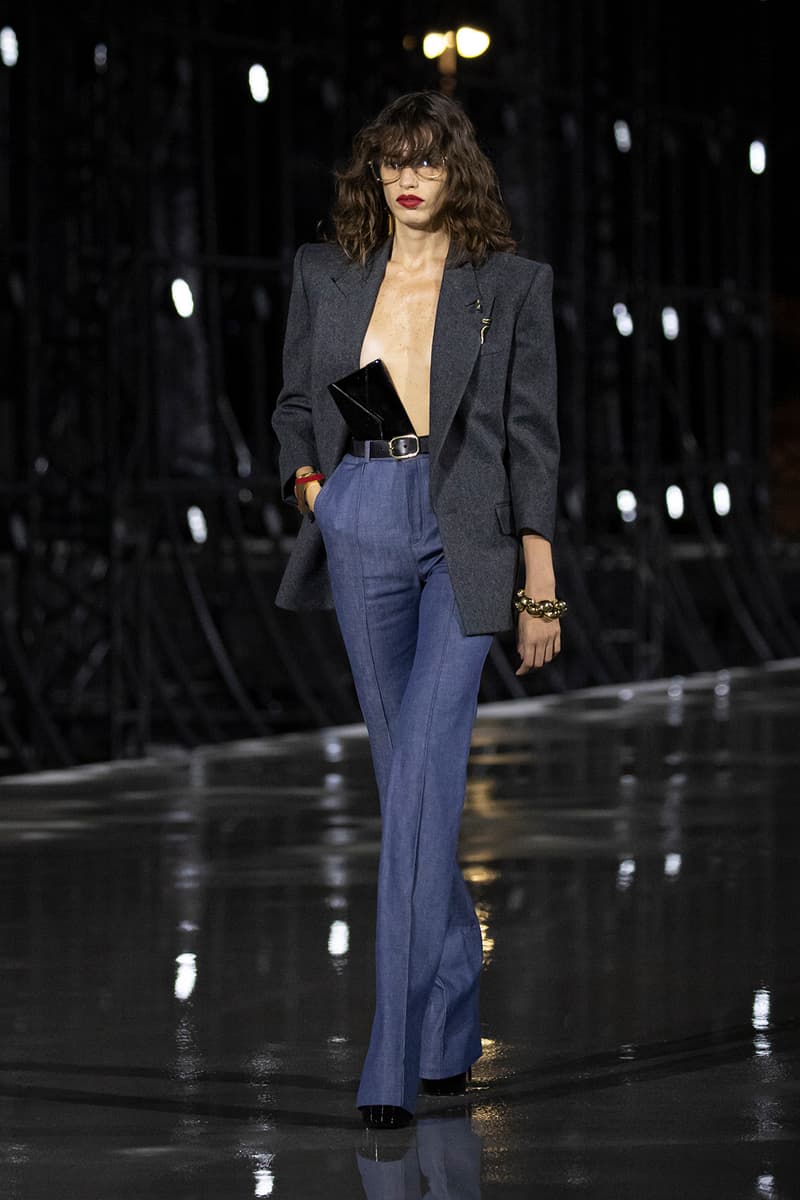 Saint Laurent YSL Spring Summer 2022 SS22 Collection Runway Show Paris Fashion Week Anthony Vaccarello