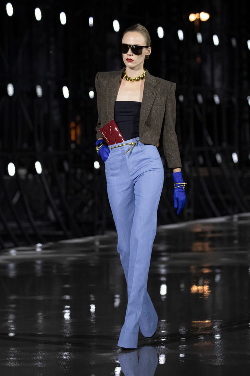 Saint Laurent YSL Spring Summer 2022 SS22 Collection Runway Show Paris Fashion Week Anthony Vaccarello