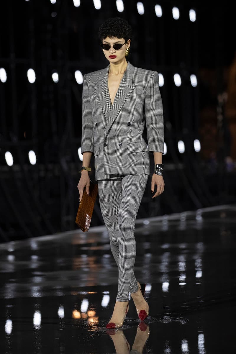 Saint Laurent YSL Spring Summer 2022 SS22 Collection Runway Show Paris Fashion Week Anthony Vaccarello