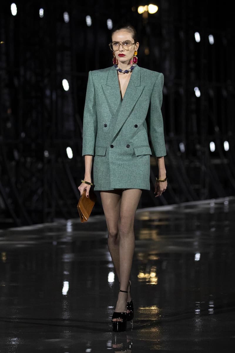 Saint Laurent YSL Spring Summer 2022 SS22 Collection Runway Show Paris Fashion Week Anthony Vaccarello