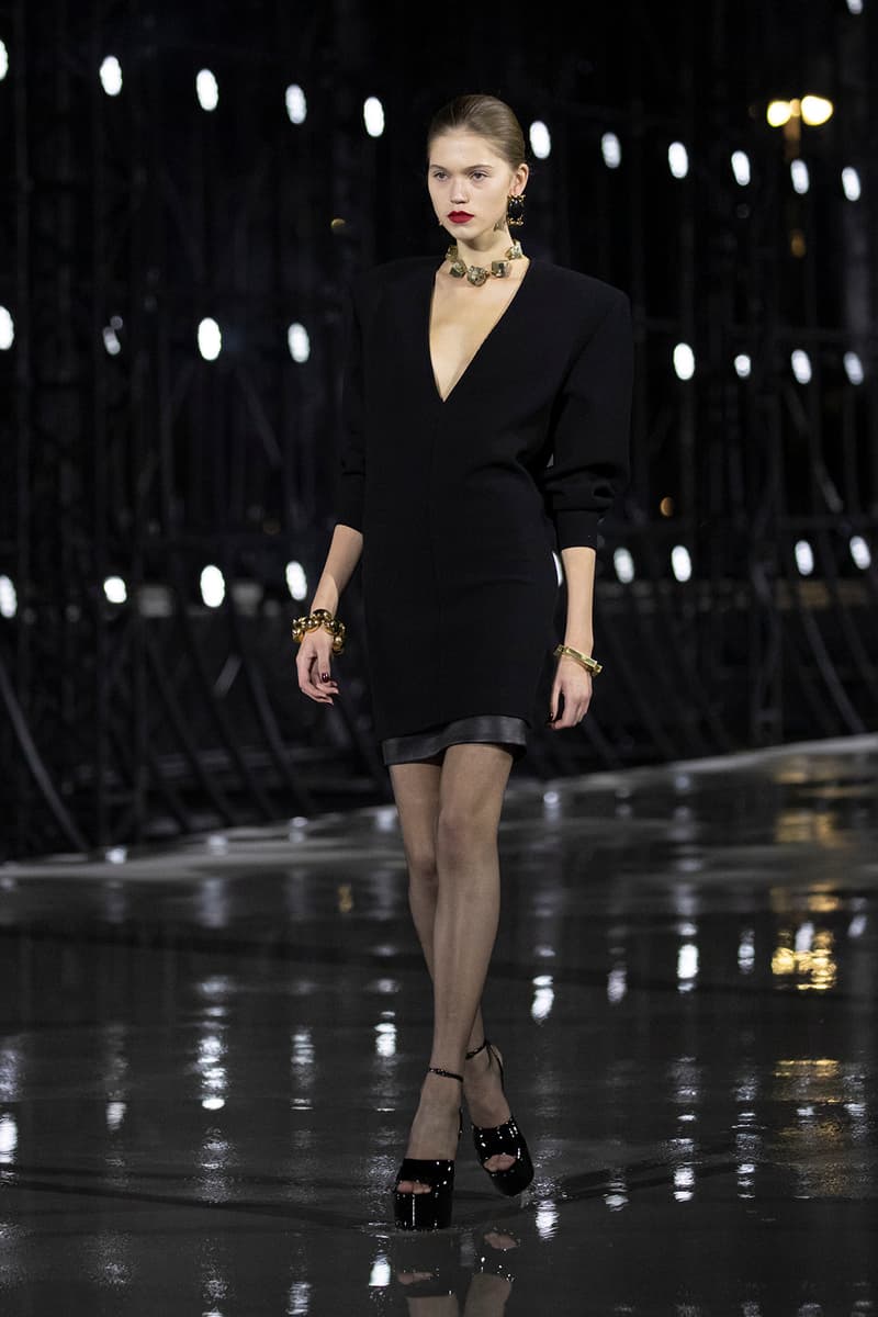 Saint Laurent YSL Spring Summer 2022 SS22 Collection Runway Show Paris Fashion Week Anthony Vaccarello