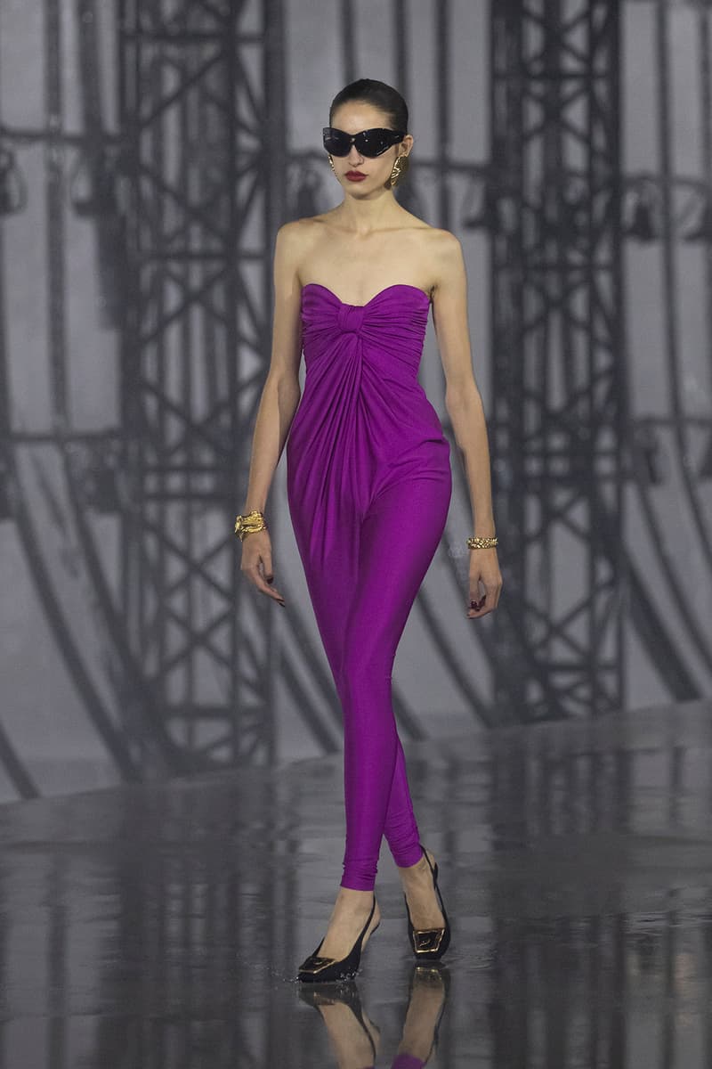 Saint Laurent YSL Spring Summer 2022 SS22 Collection Runway Show Paris Fashion Week Anthony Vaccarello
