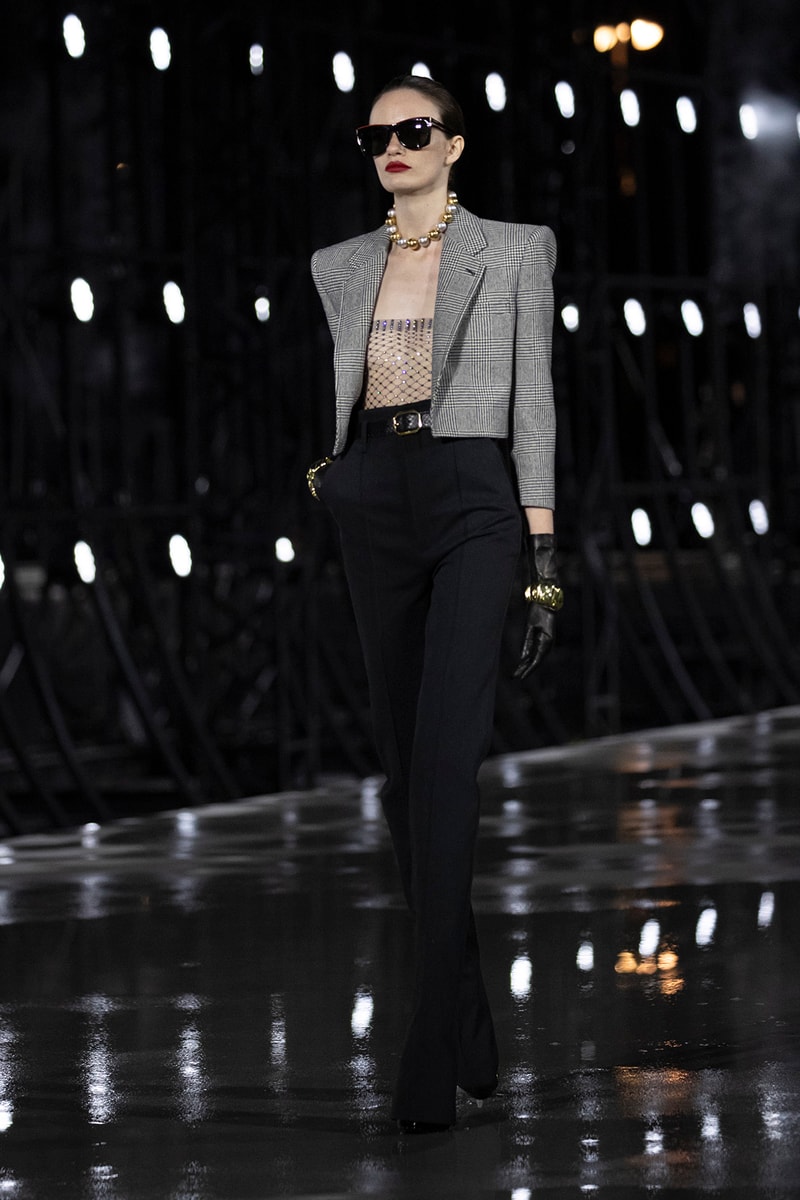 Saint Laurent YSL Spring Summer 2022 SS22 Collection Runway Show Paris Fashion Week Anthony Vaccarello