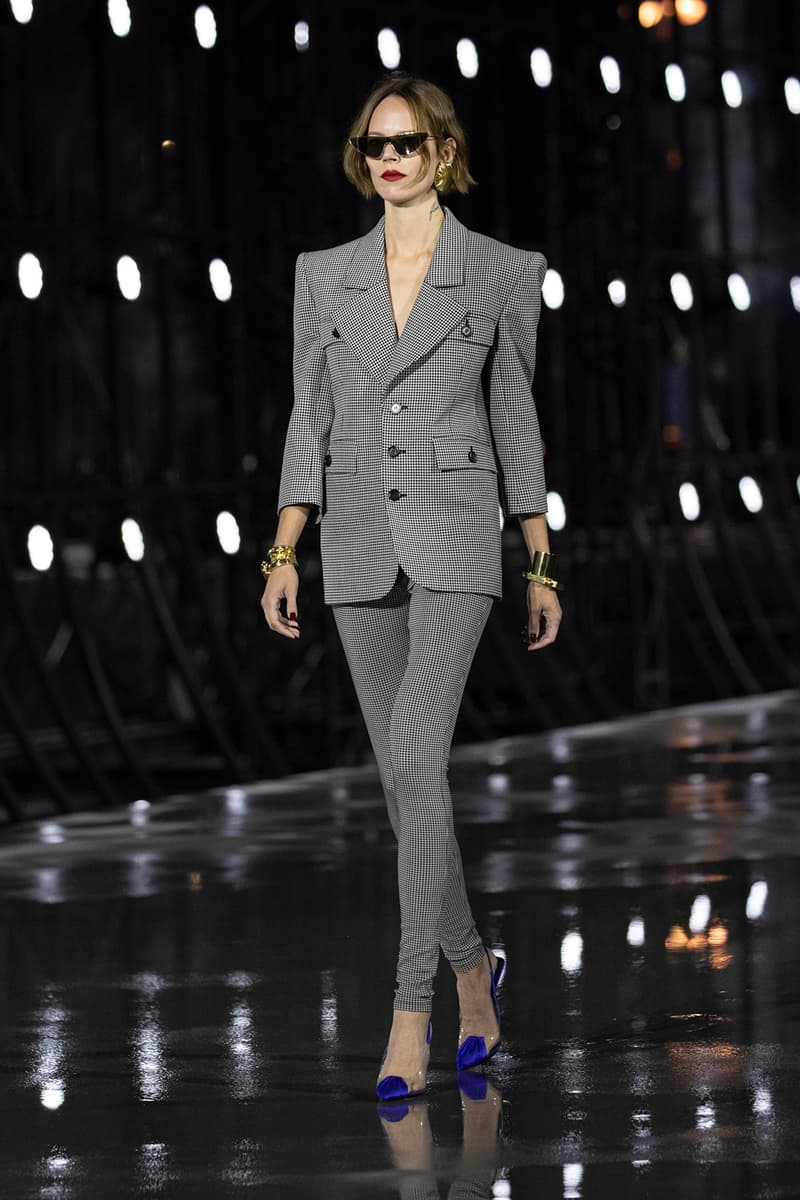 Saint Laurent YSL Spring Summer 2022 SS22 Collection Runway Show Paris Fashion Week Anthony Vaccarello