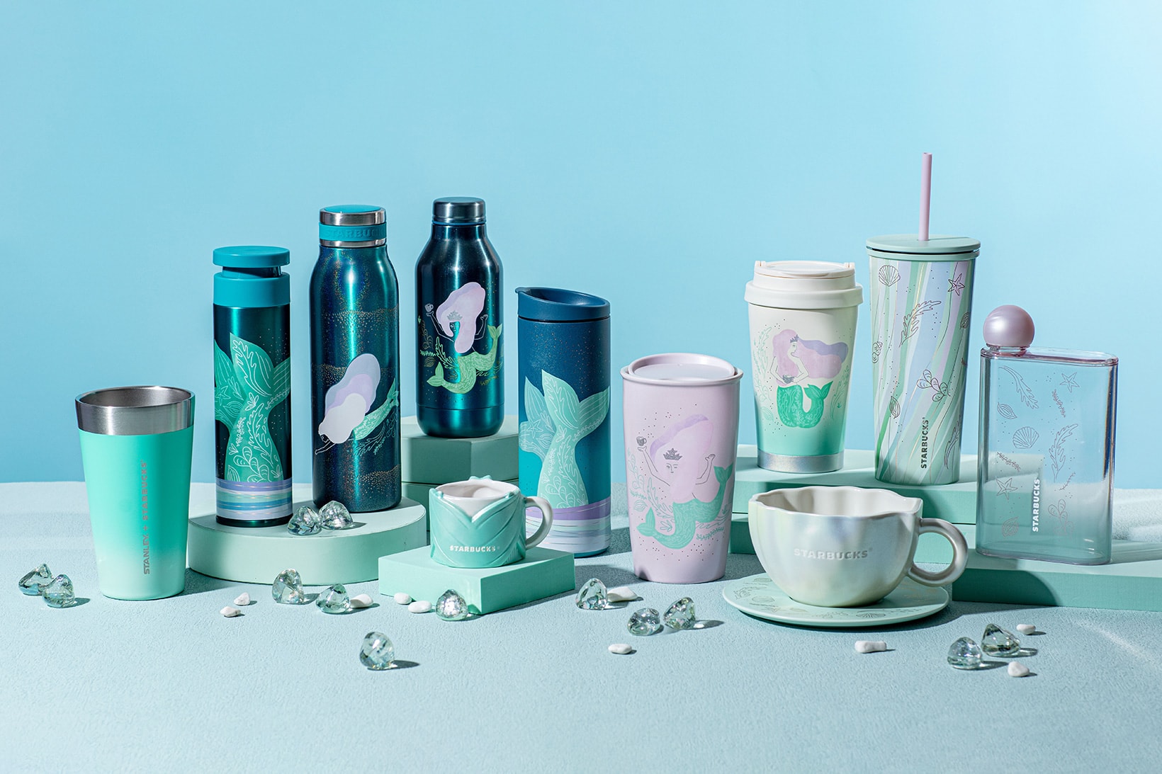 Starbucks Hong Kong Siren Tale Collection Tumblers Mugs Cups Water Bottle