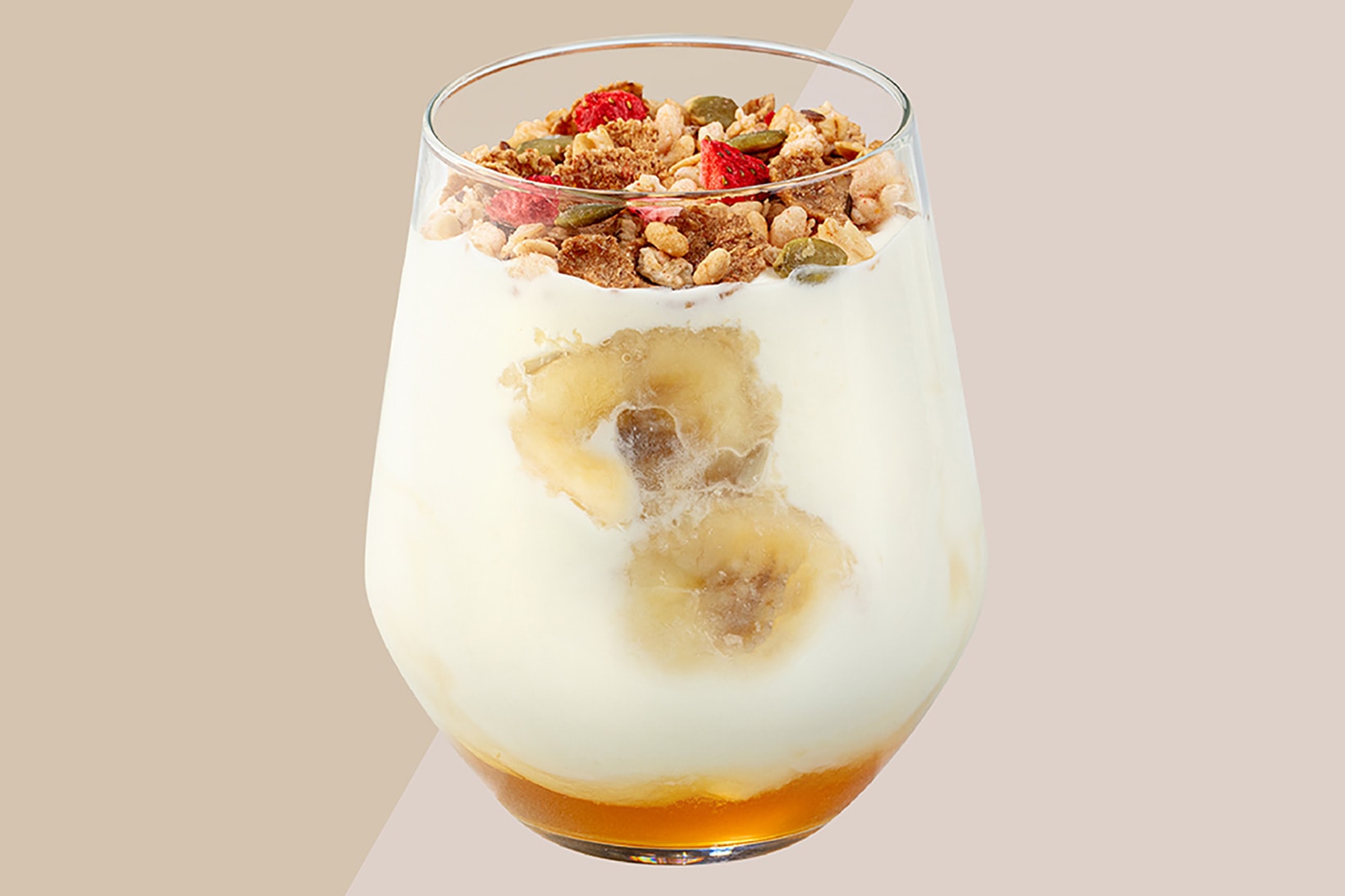 Starbucks Hong Kong Banana Maple Oat-based Yogurt with Granola Mix