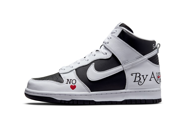 Supreme x Nike to Release SB Dunk High "By Any Means" in "Black/White"