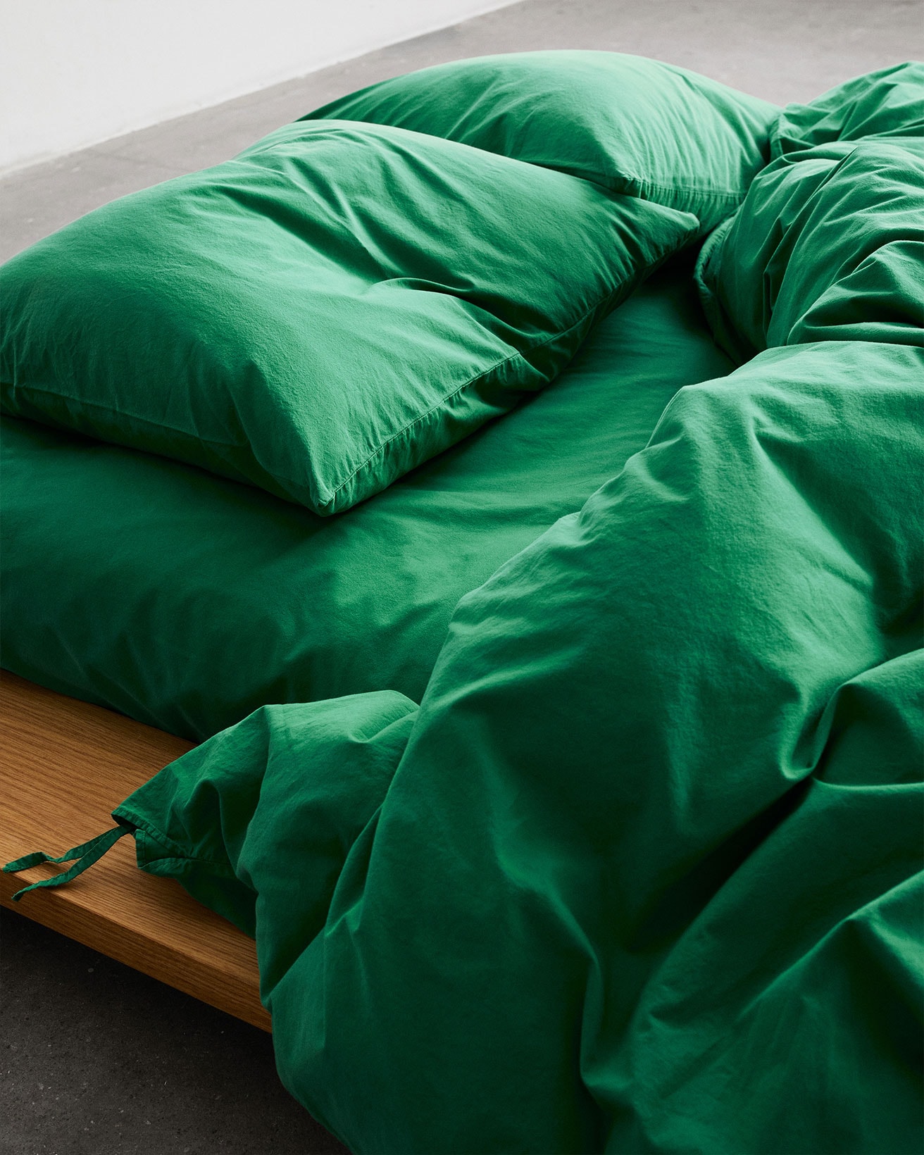 Tekla Conifer Green Bedding Blanket Duvet Pillow Cover