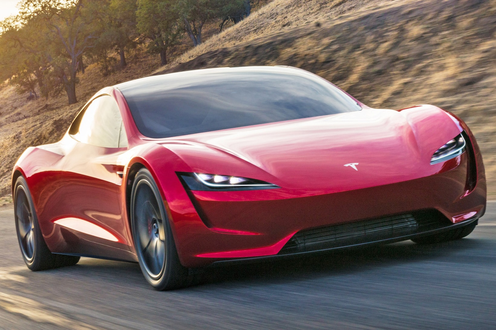 Tesla Electric Car No Steering Wheel Pedal Elon Musk 2023
