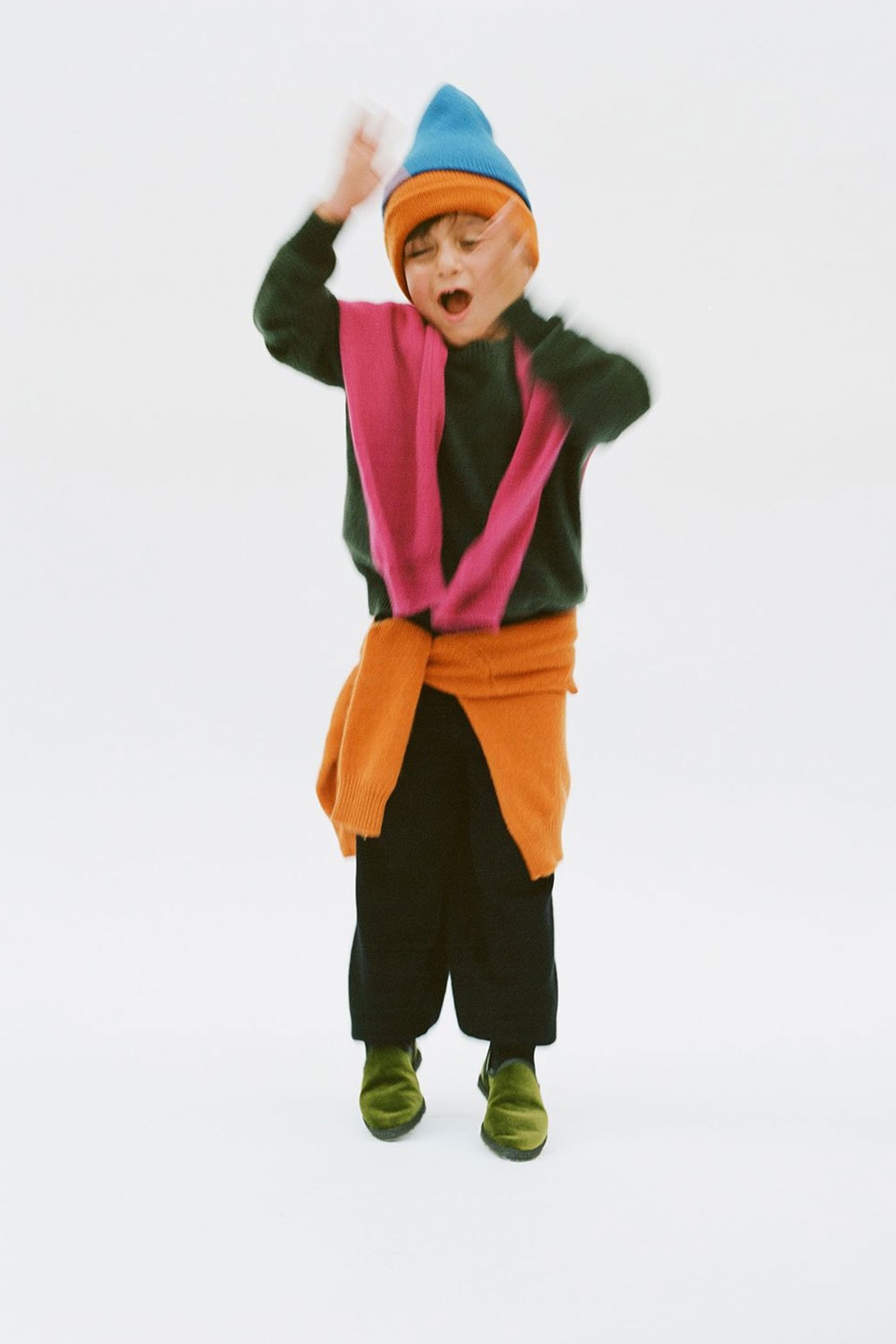 The Row Kids Childrenswear Capsule Collection Beanie Sweater Pants