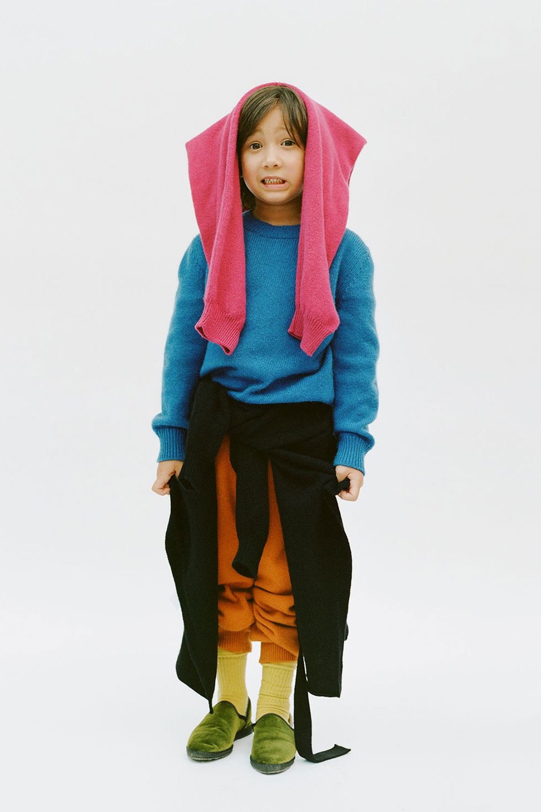 The Row Kids Childrenswear Capsule Collection Sweater Pants Trousers Shoes Socks KNitwear