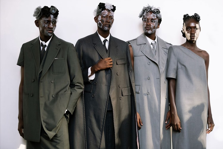 Get a Backstage Look at Thom Browne's SS22 Runway at New York Fashion Week