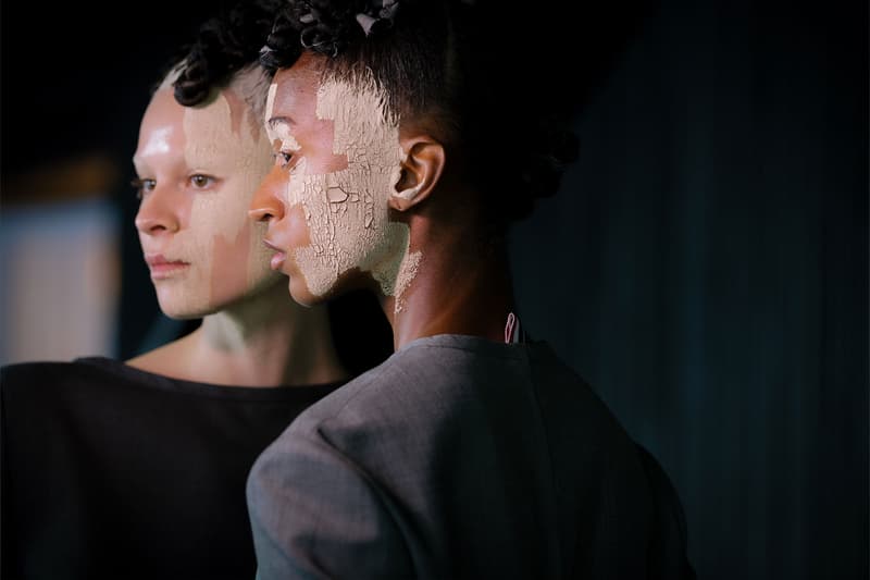 Thom Browne NYFW Spring/Summer 2022 SS22 Backstage Makeup Closeup