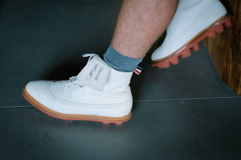 Thom Browne NYFW Spring/Summer 2022 SS22 Backstage Shoes boots