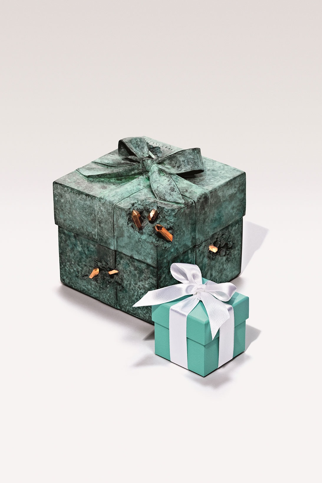 Daniel Arsham Tiffany and Co Blue Box Collaboration Bronze Sculpture