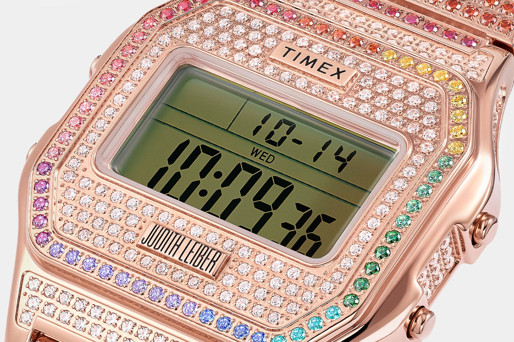 Timex x Judith Leiber T80 watches crystals rainbow